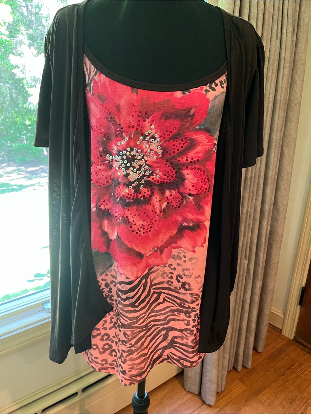 Essentials Black Soft Knit Top